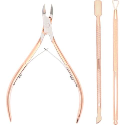 MaryCarrie Cuticle Trimmer Pusher Cutter Nipper Professional Stainless Steel Nail Clippers Durable Pedicure Manicure Tools