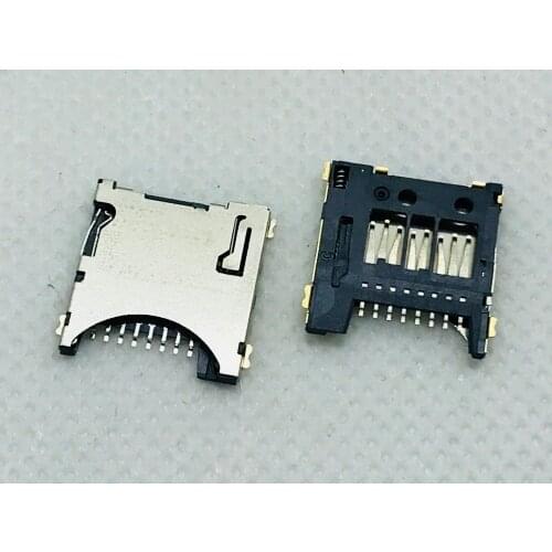 Micro Nano SD TF Card 8PIN Slot Tray Holder Reader Smartphone Motherboard Repair Accessory Socket Connector Patch Tablet Panel