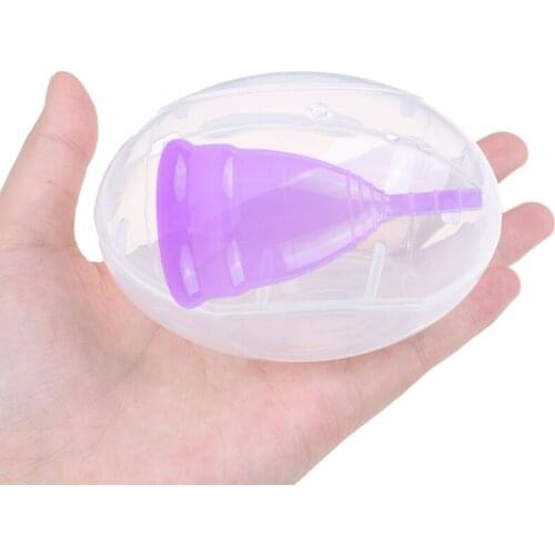 Medica Reusable Menstrual Cup Period Collector Flexible Menstrual Sterilizing Cup Leak-proof Reusable Women Feminine Hygiene