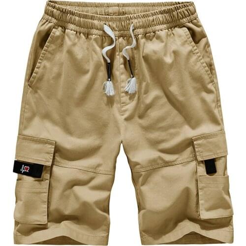 Summer Mens Shorts Casual Beach Camouflage Short Loose Cotton Sweatpants Five-point Work Pants Large Size