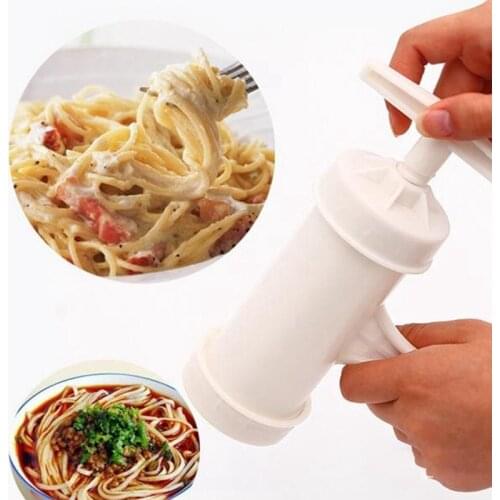 Noddles Press Set Manual Detachable Plastic Pasta Press Maker Manual Noodle Maker Kitchen Pasta Spaghetti Press Pates Machine