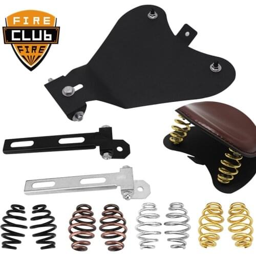 Motorcycle Solo Seat Base Plate Bracket Support Holder Mounting Kit For Harley For Honda For Yamaha Sportster Bobber Chopper