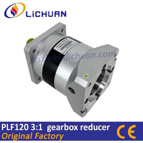 Planetary Reducer Gearbox 120mm Frame Size PLF120 3:1 4:1 5:1 7:1 10:1 for Lichuan AC Servo Motor Flange110 and 130 series