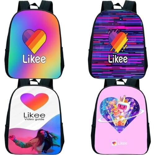 Russia Style Likee Kindergarten Backpack Girls Boys Schoolbags LIKEE App Children Primary Backpacks Kids Tollder Waterproof Bags