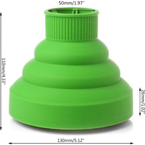 Silicone Hair Dryer Diffuser Suitable for 4-5cm Dry Blower Thick Frizzy Hair M76F