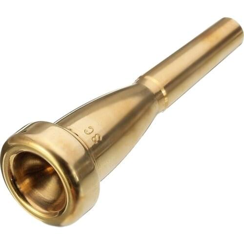 Trumpet Mouthpiece Trumpet 3C Size Gold
