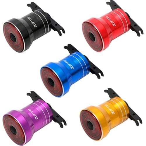 Bicycle Brake Sensor Tail Light Aluminum Alloy Waterproof Mini Cycling USB Rechargeable Safety Warning Lamp 100 Lumen Taillight