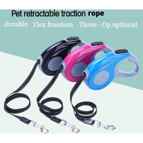 3M/5M Retractable Dog Leash Automatic Flexible Dog Puppy Cat Traction Rope Belt Dog Leash for Small Medium Dogs Pet Products