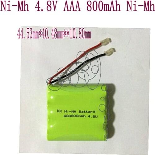 High quality Replacement Battery New KX Ni-Mh 4.8V AAA 800mAh Ni-Mh Rechargeable Battery Pack With Plugs Free Shipping Number 7