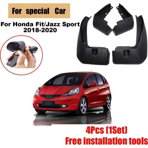 4 Pcs Set Molded Mud Flaps Mudflaps Splash Guards Front Rear Mud Flap Mudguards Fender for honda fit/jazz 2018-2020 YC101170