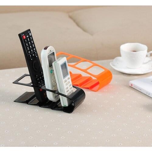 TV DVD Step Practical Four Remote Control Frame Plastic Remote Control Bracket Mobile Phone Holder Stand Rack Up To 4