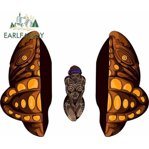 EARLFAMILY 13cm x 9.3cm For Woman Motorcycle Car Stickers Car Styling Decal Graffiti Waterproof Vinyl Material Occlusion Scratch