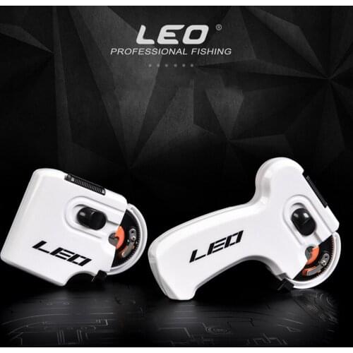 LEO Electric Hooking Device Line Automatic Multi-Function Hook Device Needle Knotter Fishing Accessories Fishing Line Winder