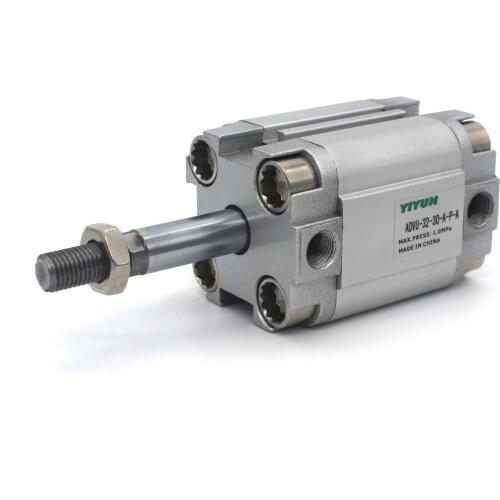 ADVU-32-55/60/65/70/75/80/85/90/95/100-P-A ADVU-32-55/60/65/70/75/80/85/90/95/100-A-P-A YIYUN brand Compact cylinder ADVU series