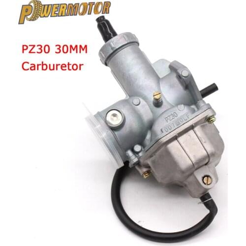 Motorcycle Carburetor PZ30 30mm Carburador Carb Accelerating Pump Racing For Keihin Honda CG125 175CC 200cc 250cc ATV