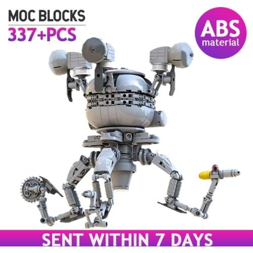 337pcs MOC Creative High-tech Robot Mr.Handy Game Figures Model Building Bricks Blocks DIY Construction Toys For Children Gifts