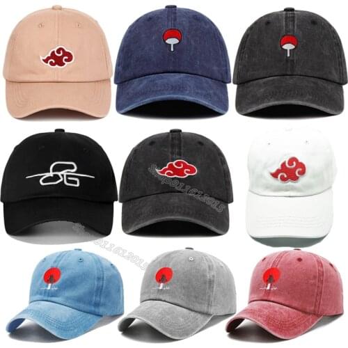 Narutos Men Women Basball Cap Anime Figure Embroidery Cap Unisex Adult Hip Hop Dad Hat Summer Black White Truck Cap Sunhat Gift