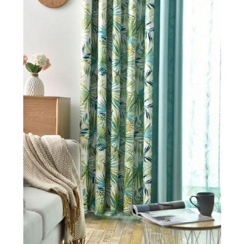 Nordic Stitching Curtain Color Triangle Imitation Linen Stitching Curtains Bedroom Living Room Simple Modern Curtains Decoration