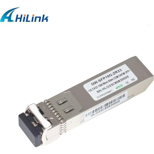 DWDM 10G SFP+ ZR CH17-CH61 1563.86-1528.77nm 80KM SFP+ 10G DWDM 40KM Optical Transceiver Optical Module