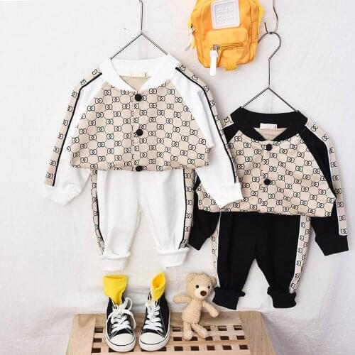 Winter Autumn Boy Clothing set Casual Fashion Cartoon Active Coat + Pant Kid Children baby toddler boy clothing