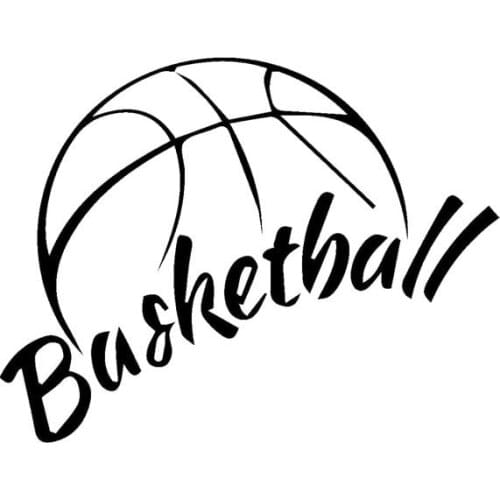 Lifelike Car Sticker Vinyl Play Basketball Fashion Car CRX Car Window Accessories Cover Scratches Apply To Car Window Laptop