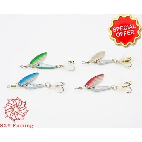 SXY FISHING EZIFISH Weight 8g Rotate Sequins paillette VIB bait fishing Lure Lead fish bait Fresh water bait Fake bait