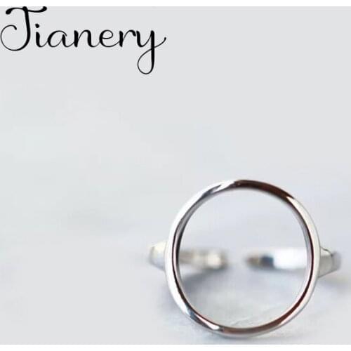 Charm Circle Finger Ring For Women Men Vintage Boho Knuckle Party Rings Punk Cocktail Jewelry Girls Gift