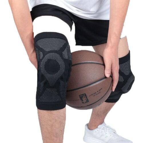 1 pcs sports knee pads breathable compression anti-collision protection patella leg cover outdoor basketball Summer thin kneepad