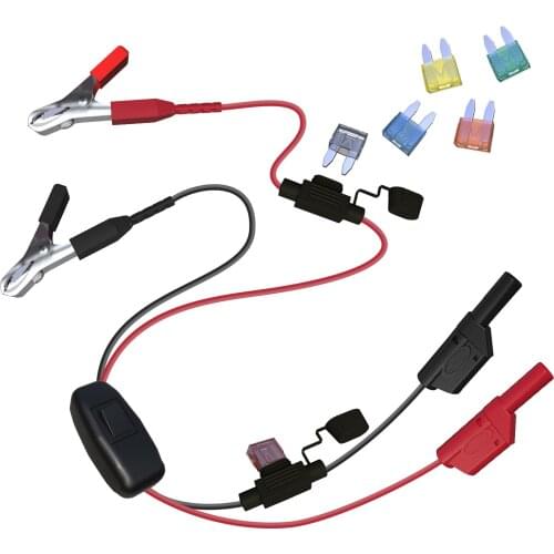YPioneer P1901 Parasitic Drain Tester with Car Blade Fuses Assortment Kit 6 Colors for Automotive Battery Testing