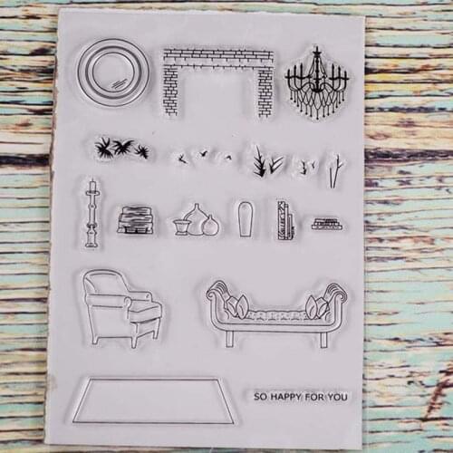 Home decor ornaments Transparent clear stamp for DIY Scrapbooking/Card Making/Kids Christmas Fun Decoration Supplies