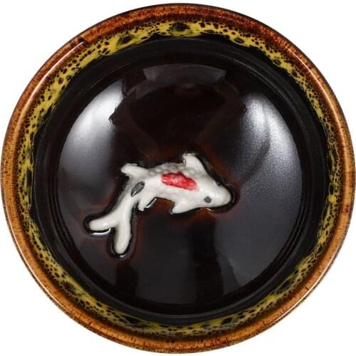 1pcs Ink Dish Calligraphy Brush Holder Home Office Stationery Ceramic Water Dish