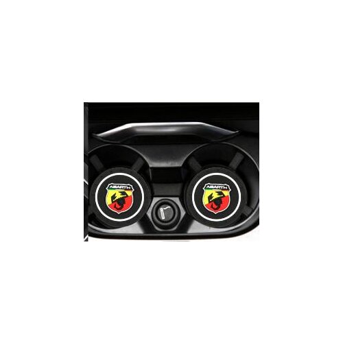 100pcs Car logo Pvc non-slip coaster Silicone Mat Case Interior coaster For audi Nissan KIA Volvo benz Citroen Peugeot Ford