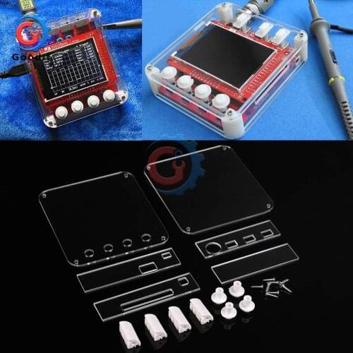Acrylic Protection Case for Mini Digital Oscilloscope DIY Anti Scratch Cover Oscilloscope Transparent Shield 13805K