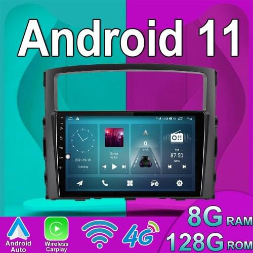 10.1‘’ Car Multimedia Player Android 10 For Mitsubishi Pajero Sport Triton L200 2013-2017 Double Din Navigation GPS 9 "IPS