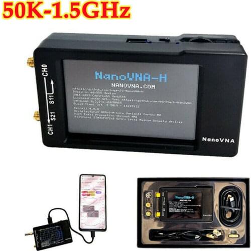 Dreamburgh NanoVNA-H Vector Network Antenna Analyzer Standing Wave 50KHz-900MHz Digital Touching Screen Shortwave MF HF VHF UHF