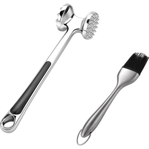 Meat tenderizer Double-sided Meat Tenderizer, Meat Hammer, Schnitzel Tenderizer, Meat Tenderizer, Dishwasher Safe