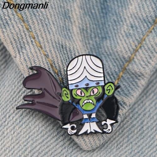 DZ286 Anime Devil Anime Figures Metal Enamel Pins Badge Brooch Backpack Bag Collar Lapel Jewelry