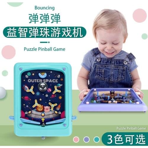 Creative Childrens Pinball Game Cartoon Handheld Machine Toy Maze Ejection Score Leisure Toys