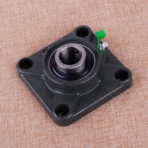 LETAOSK UCF204 20mm Housing 4 Bolt Mounted Bearing Bore Square Flange Pillow Block