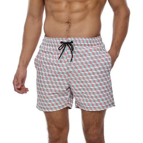 Adult Summer Loose Quick-Drying Beach Pants Travel Sports Breathabl Fitness Running Shorts Mens Maritime Surf Swimming Trunks
