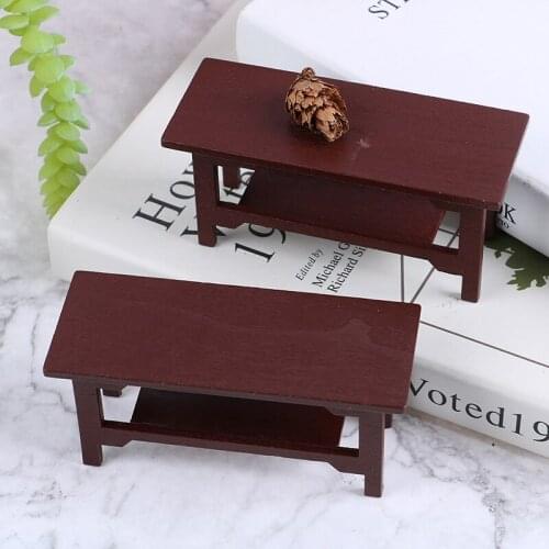 1 Pc Mini Wooden Stool Furniture Model Toy Diy Dollhouse Decoration Play House Toys Dollhouse Miniature Furniture Accessory