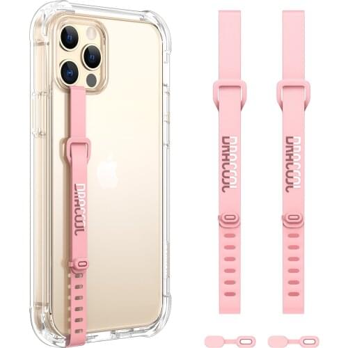 2pc Soft TPU Wristband Strap Clear Hand Holder silicone Grip Phone Hand Finger Ring Holder Strap Ropes Band For iPhone kickstand