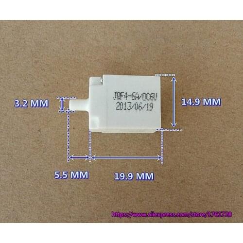 Brand new 6V air escape valve JQF4-6A linear controlled solenoid valve 15*13*20mm two position two ways proportional valve
