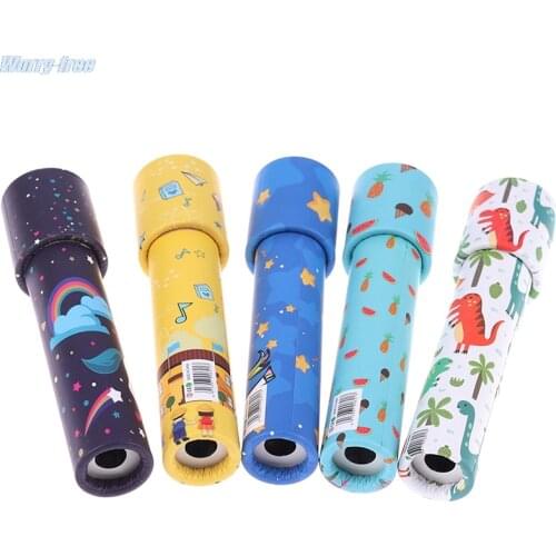 Interactive Logical Rotating Kaleidoscope Magic Classic Educational Toys for Kids Imaginative Cartoon Children Party Small Gift