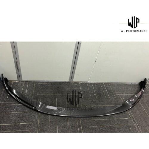 High Quality Carbon Fiber Front Bumper Splitter Car Styling For Porsche Macan S Style Car Body Kit 2019