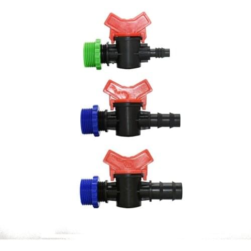 Male 1/2" 3/4" to 3/8 1/2 3/4 hose Garden tap 8/1116mm 20mm hose Irrigation water valve crane connectors 1pcs