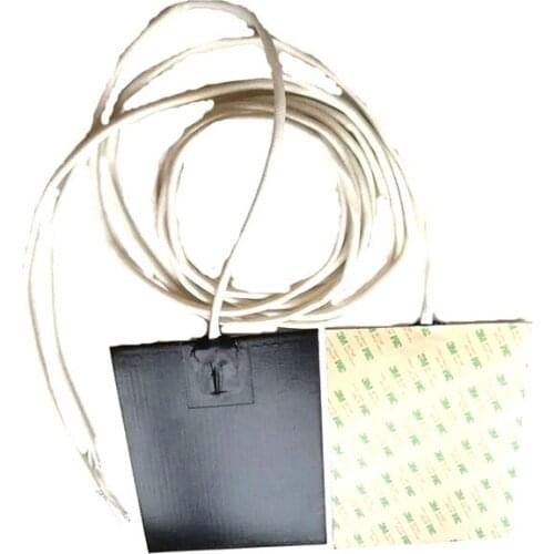 175*235*1.5mm heat bed for 3d printer 110v 100w adhesive 1 side 100k thermistor 1000mm lead wire come out from middle of short