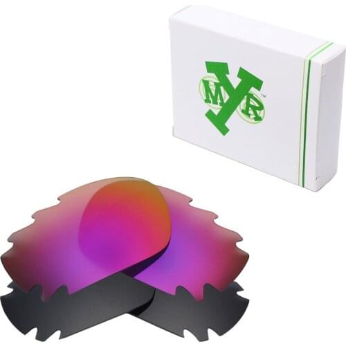 2 Pairs Mryok POLARIZED Replacement Lenses for Oakley Jawbone Vented Sunglasses Stealth Black & Midnight Sun