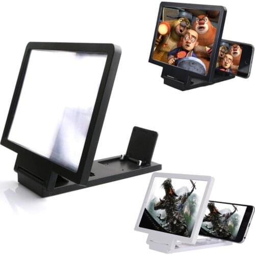 3D Screen Amplifier Universal Mobile Phone Magnifying Glass HD Video Stand Bracket Folding Screen Enlarged Eyes Protection Hold