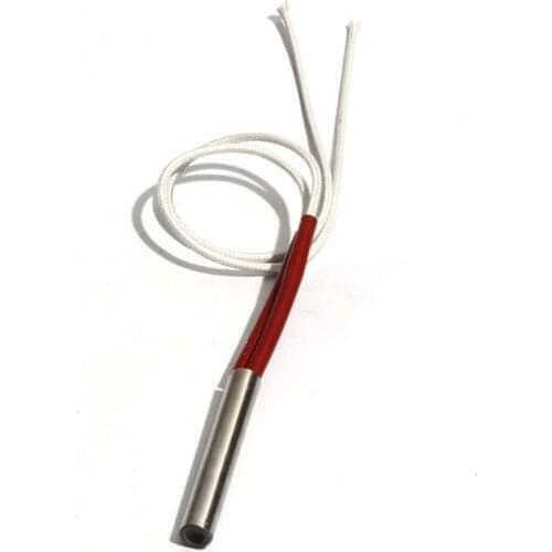 5PCS 7mm Diameter 80~95mm Length Single-End Heating Tube 175W/180W/185W/195W/200W Cartridge Heaters 304SUS Resistance Element